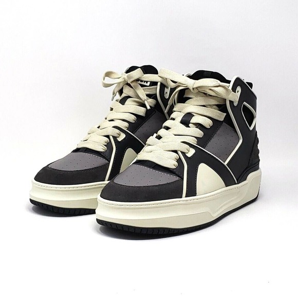 MEN\'S JUST DON COURTSIDE High Basketball JD1 Leather Sneakers SIZE 41 US 8 main image 4